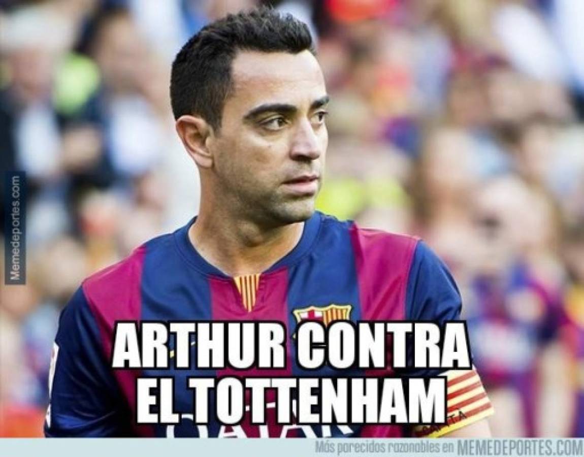 Locura de memes tras el triunfo del Barça sobre Tottenham en Champions