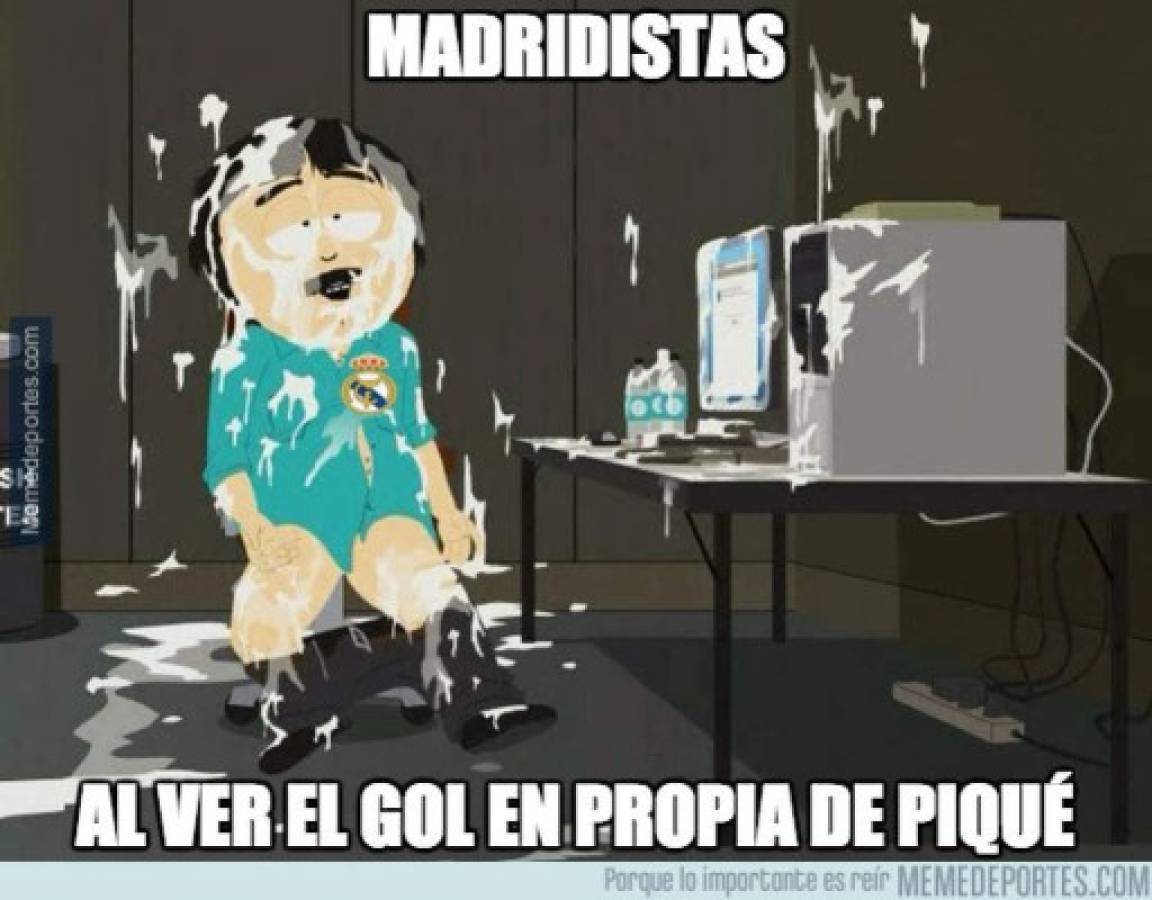 ¡La venganza madridista! Piqué es acribillado con los memes tras el Barcelona-Madrid