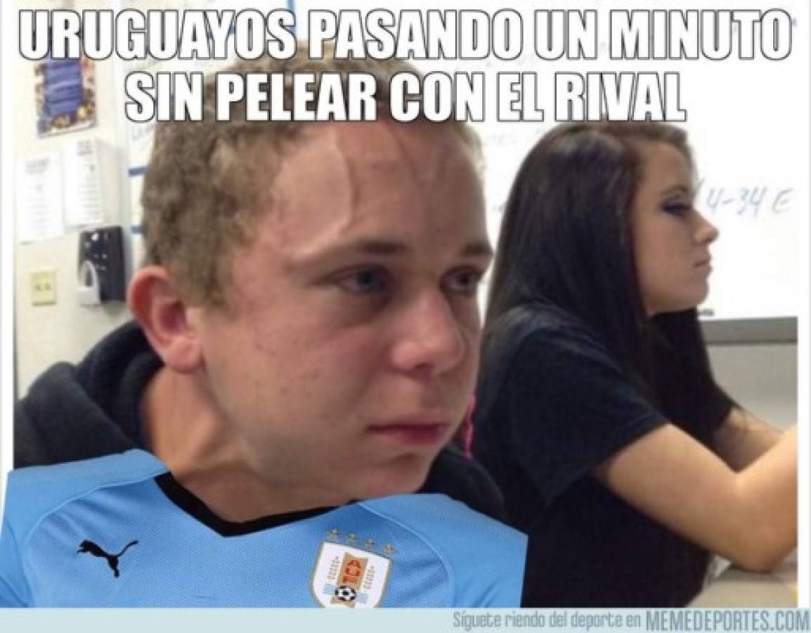 Los memes atacan a Muslera y Suárez tras eliminación de Uruguay ante Francia