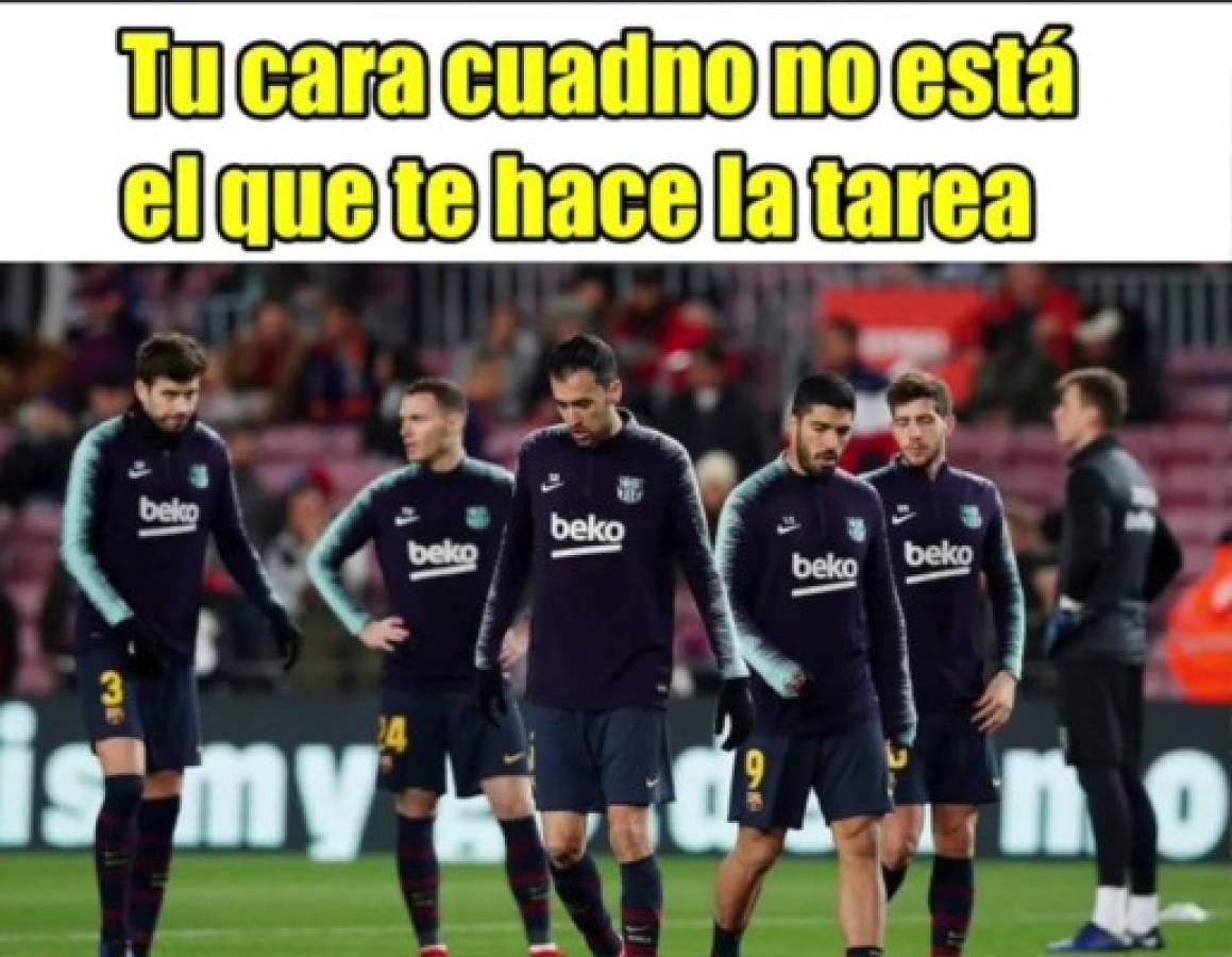 Memes: Hacen pedazos al Barcelona por dejar a Messi de suplente ante el Leganés