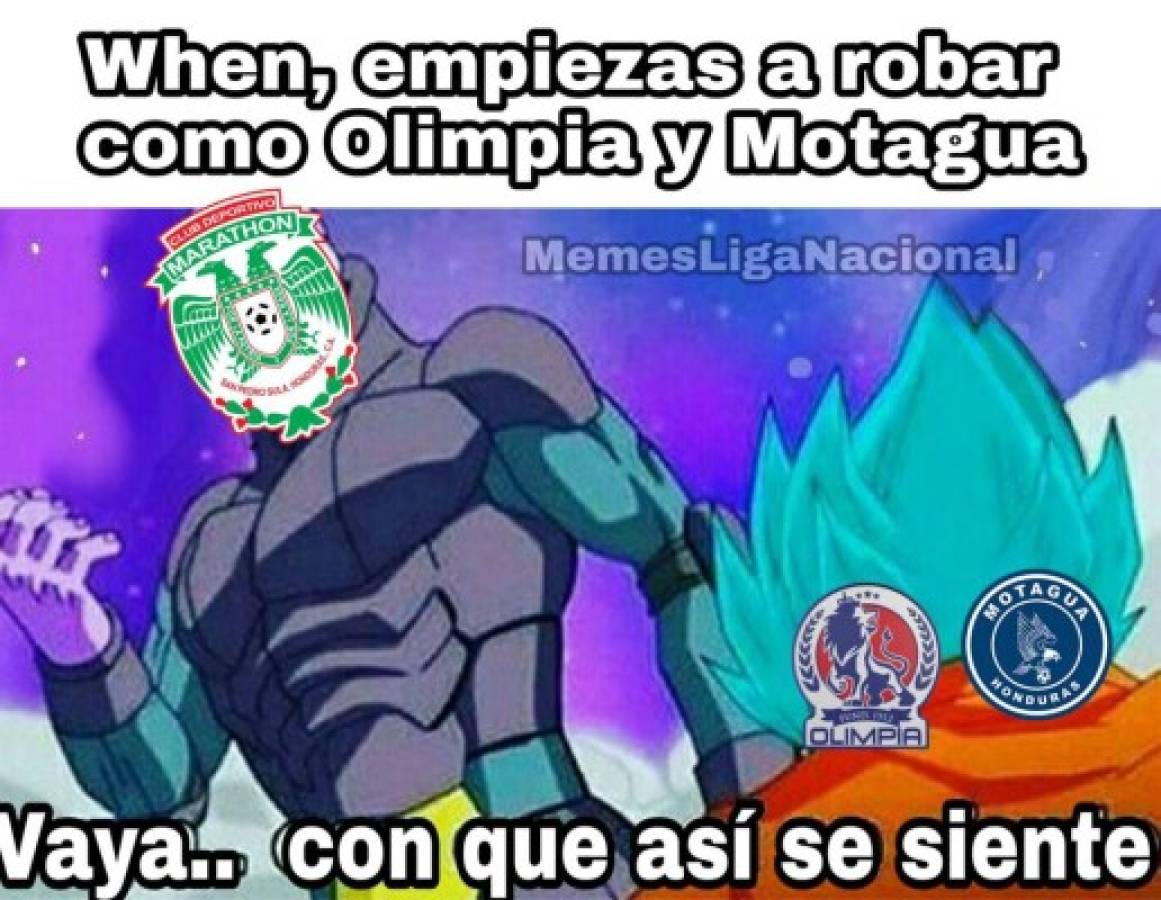 Olimpia y Marathón, protagonistas de los memes tras su lucha por el liderato de la Liga Nacional