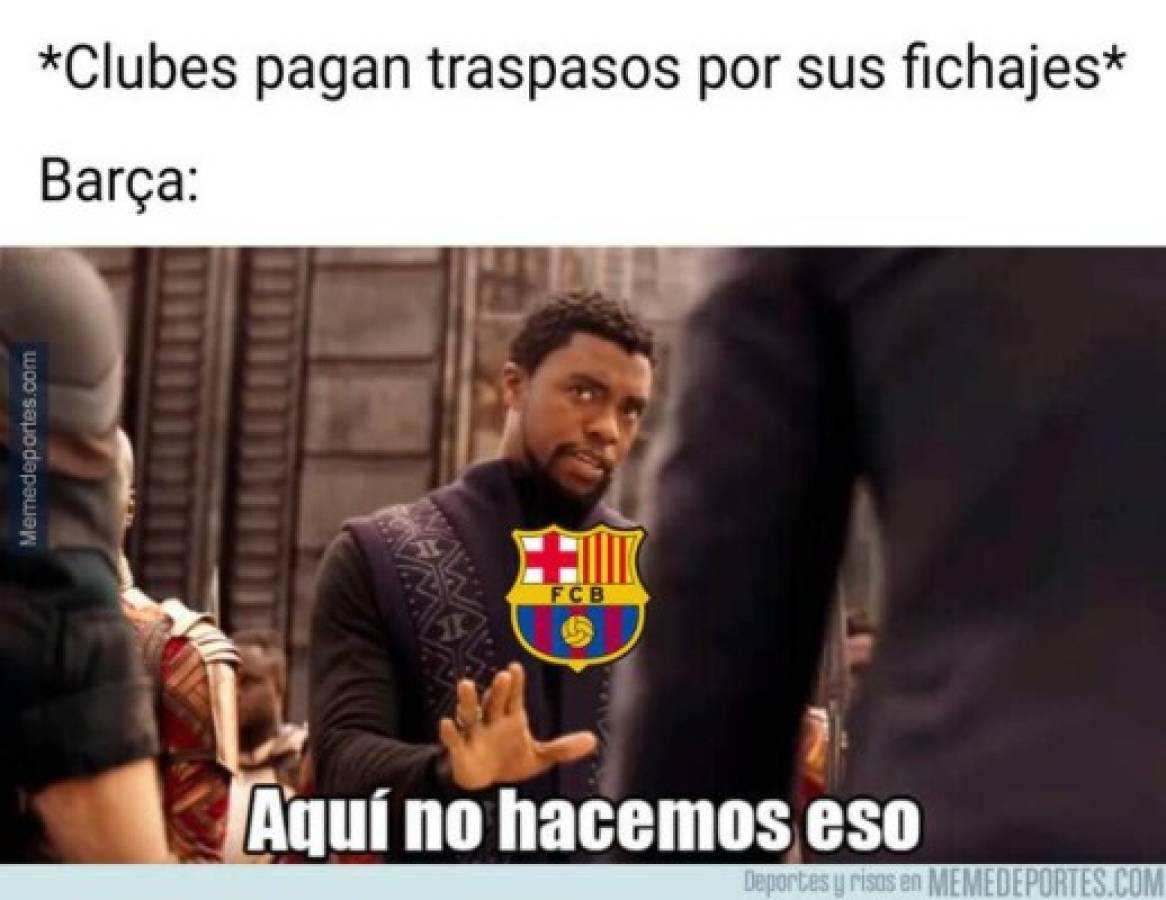 Los crueles memes del mercado de fichajes donde destrozan al Barcelona y Real Madrid