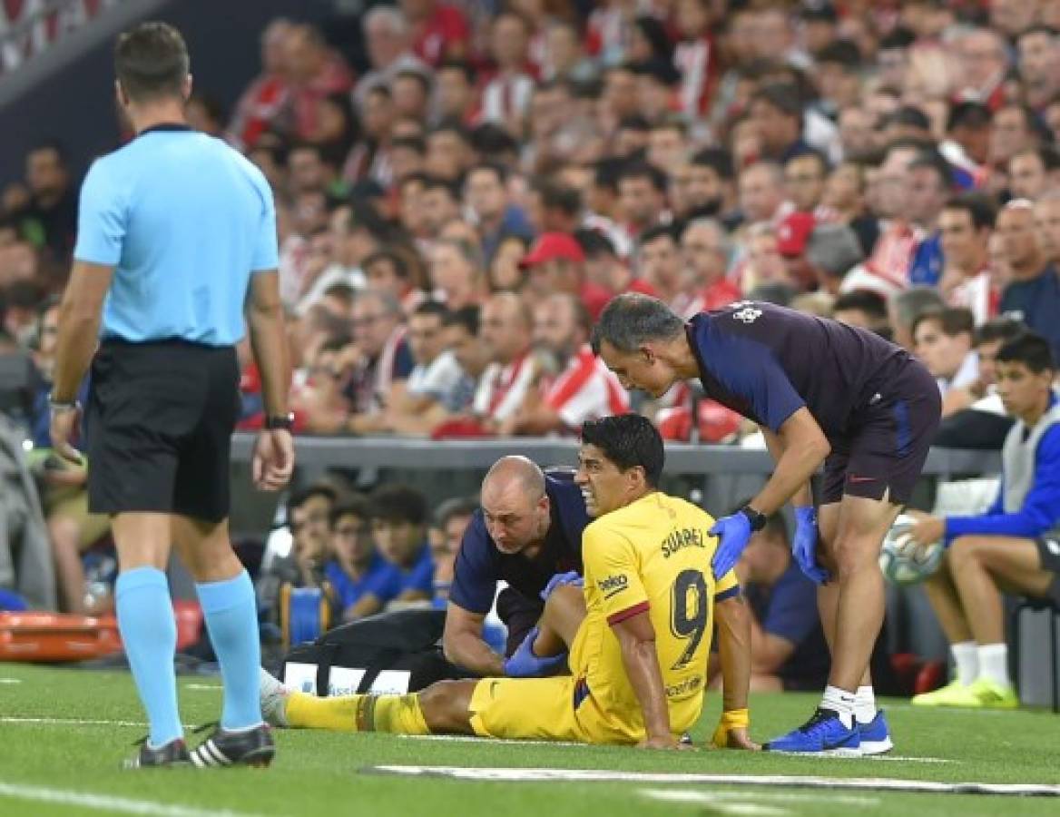 La frustración de Piqué, el dolor de Suárez y la derrota del Barcelona en San Mamés  