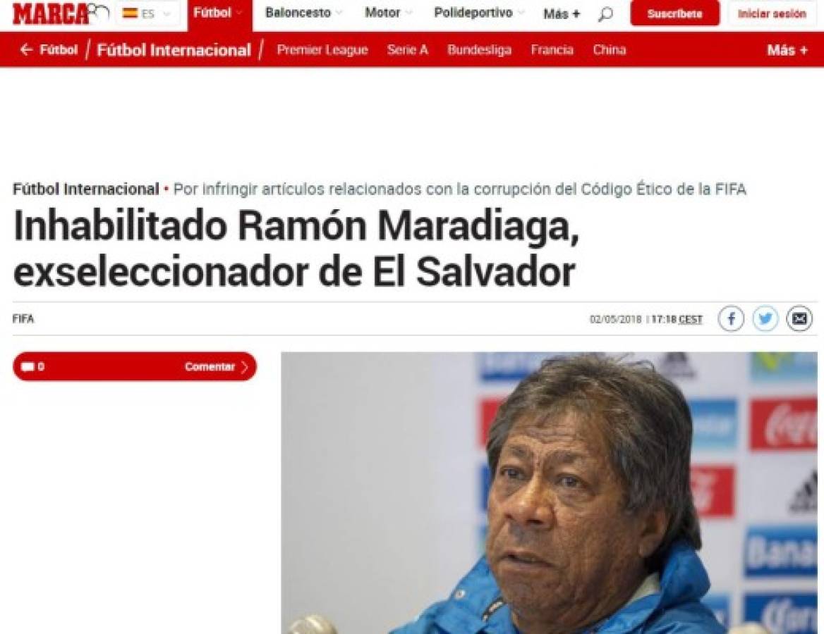 La prensa mundial hace eco del escándalo de Primi Maradiaga