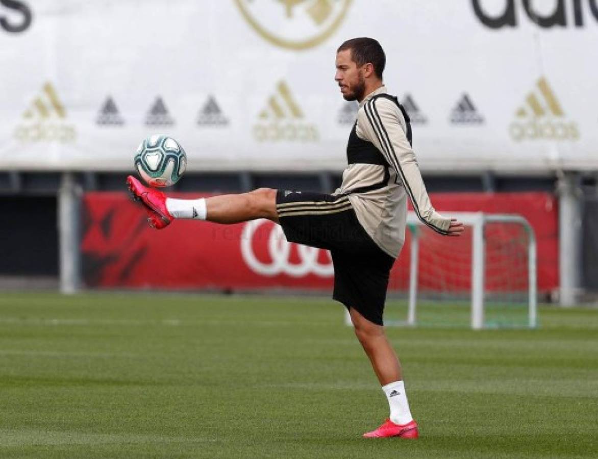 Solo uno con mascarilla: Real Madrid regreso a los entrenamientos con nuevos looks y sin protección