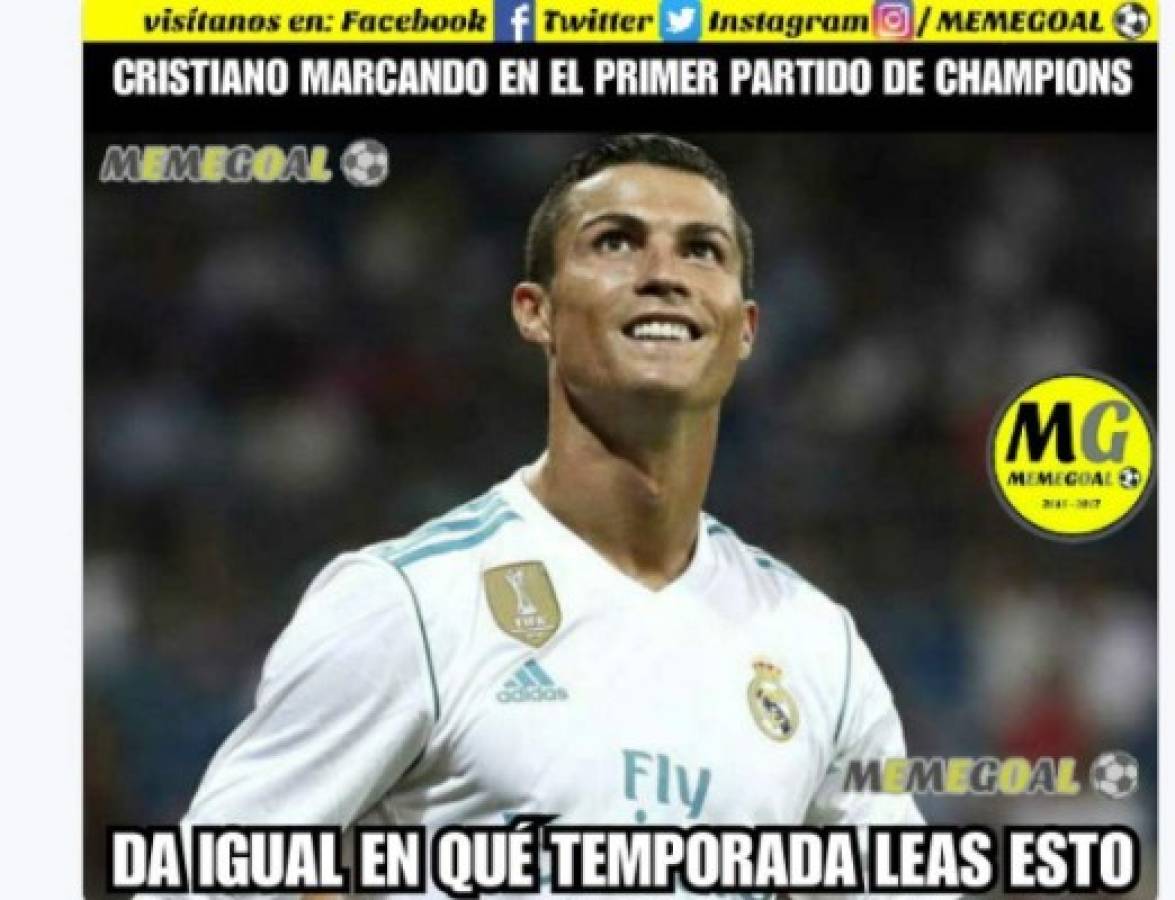 ¡Los memes atacan a Cristiano y Asensio después de la paliza del Madrid al Apoel!