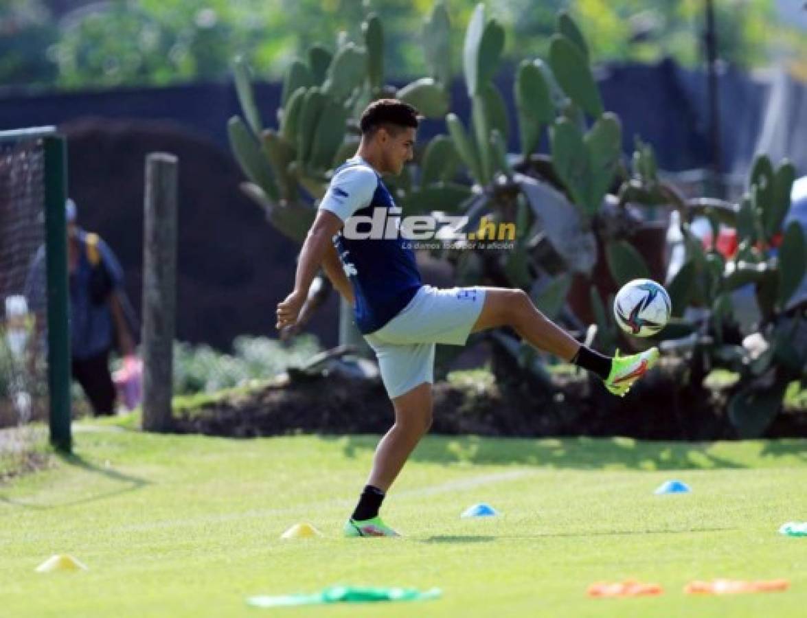 ¡Busitos y escondieron el 11! Las fotos del último entreno de Honduras antes de enfrentar a México