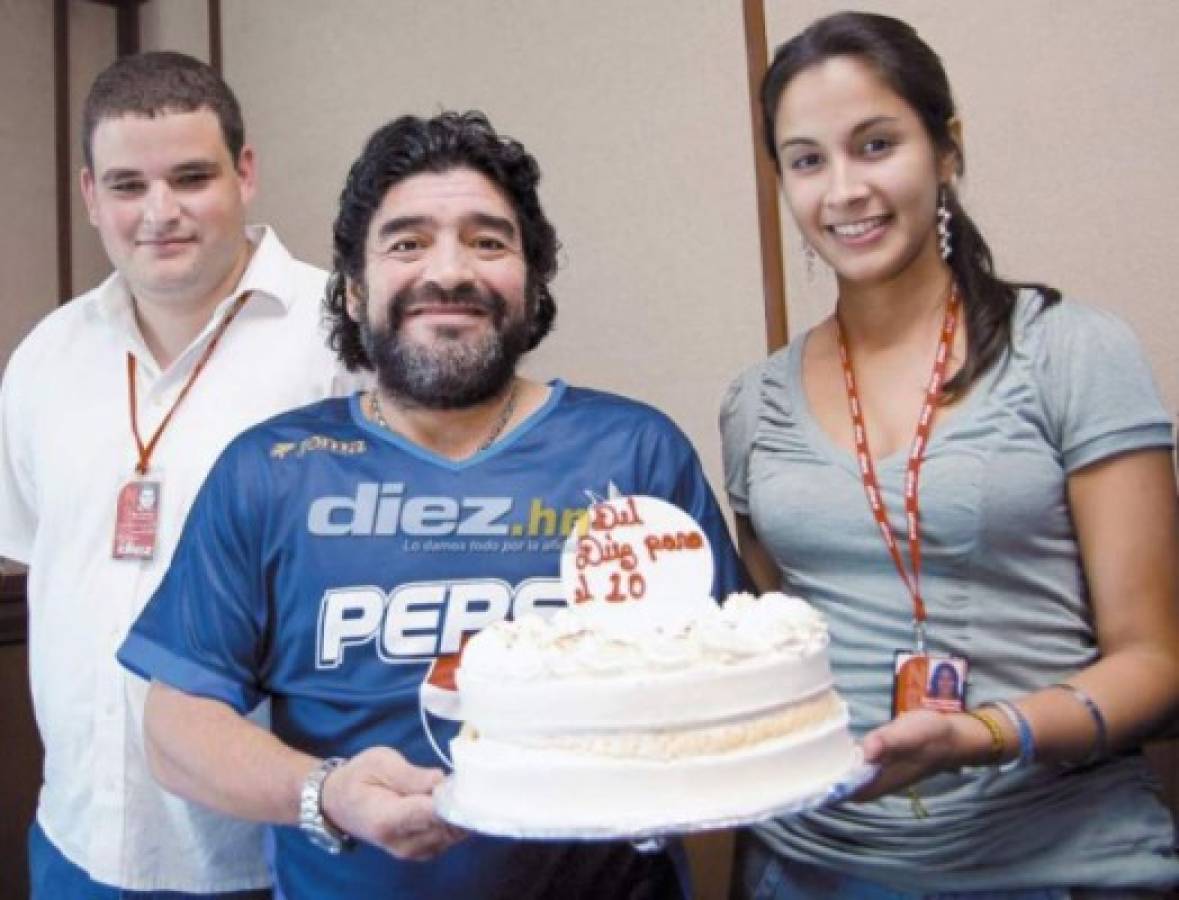 La visita inolvidable de Diego Maradona en Honduras 14 años antes de su muerte