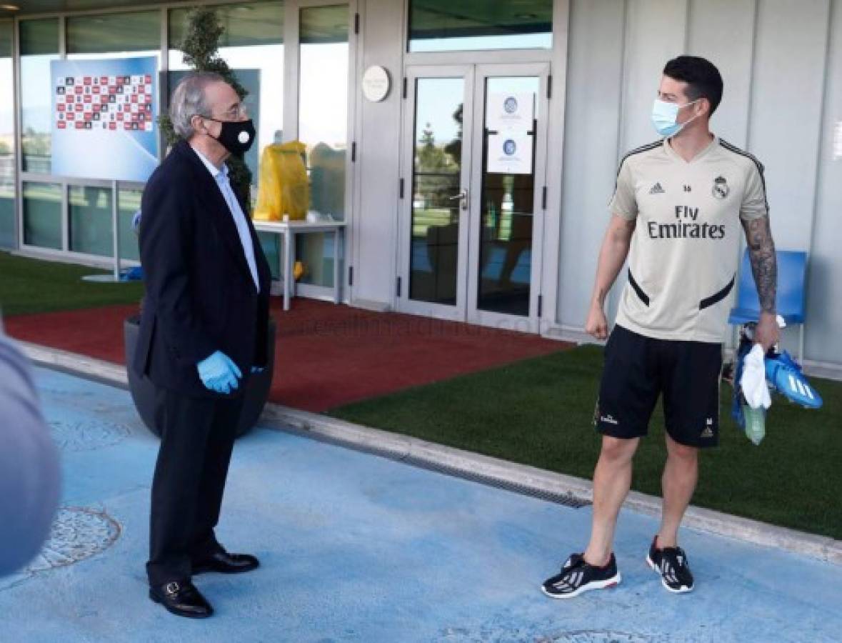 Visita inesperada, chilenas de Ramos y Marcelo: Así fue el entrenamiento del Real Madrid   