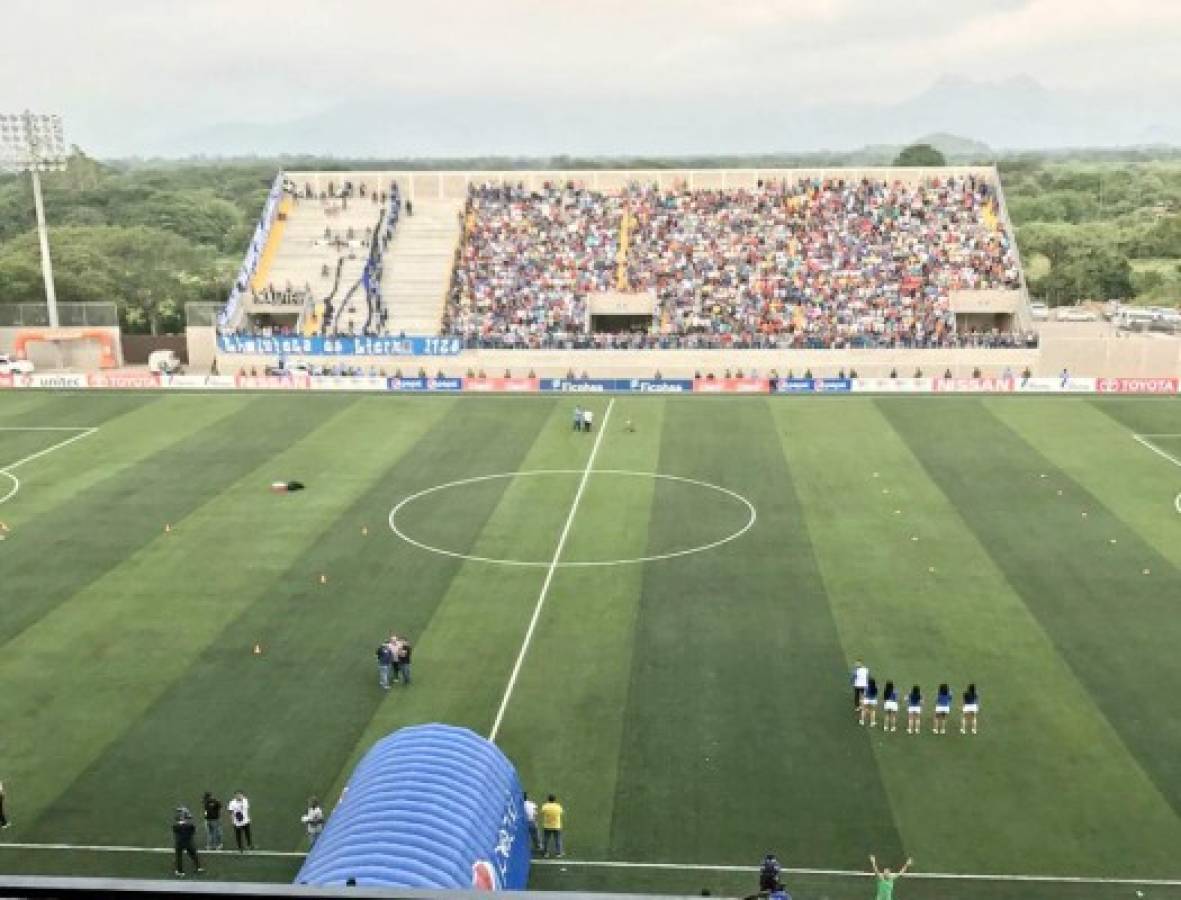 ¡BELLEZA! Espectacular llenazo en el estadio Emilio Williams de Choluteca