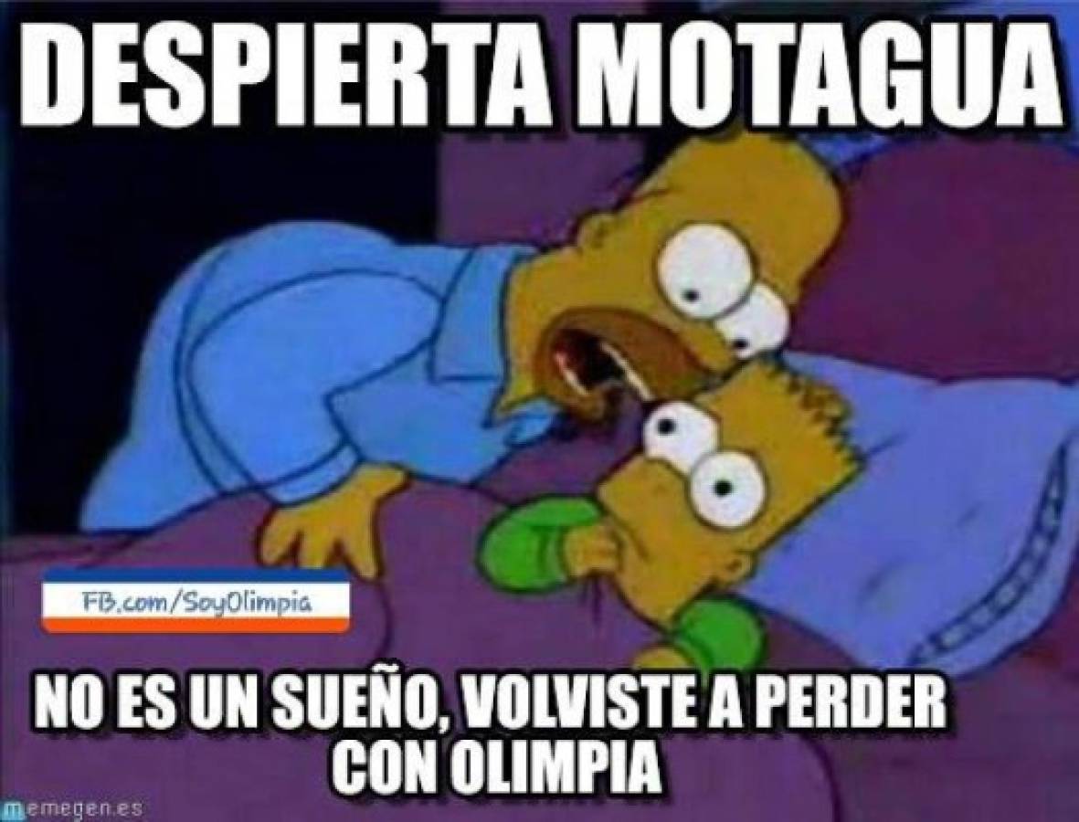 Burlados y humillados; Motagua es avergonzado con una ola de memes tras caer ante Olimpia