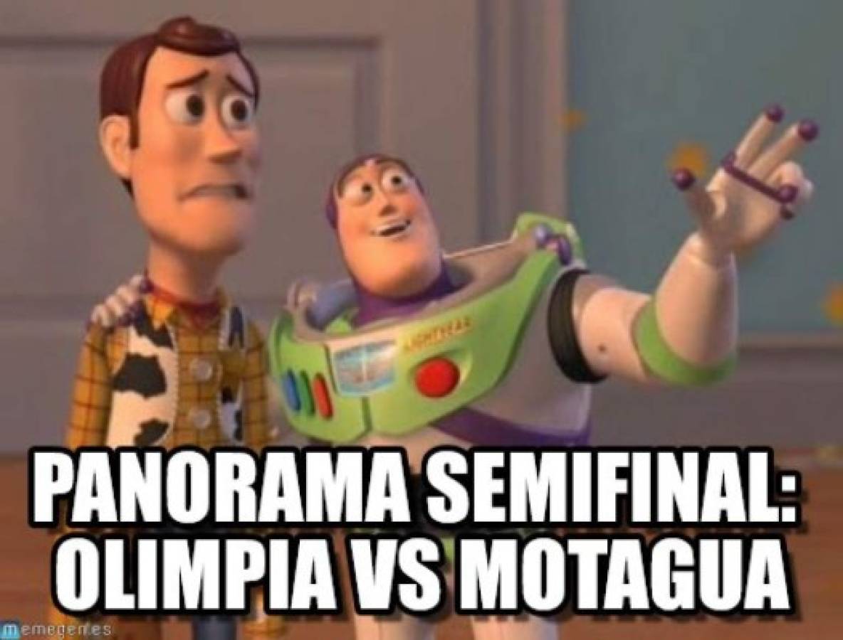 La llave Olimpia-Motagua comienza a robarse el show en los memes