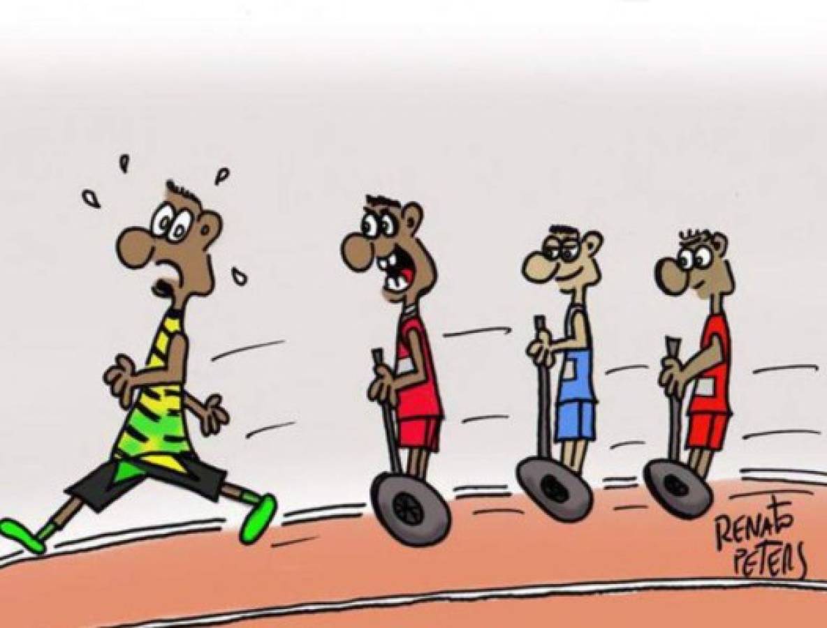 Los mejores memes de Usain Bolt de su caída en Japón