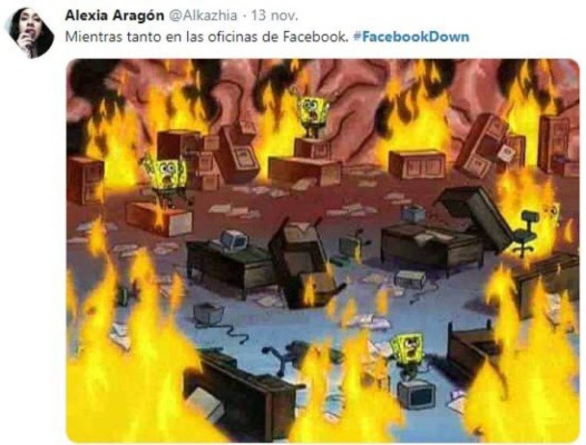 Lluvia de memes por la extensa caída de Facebook e Instagram