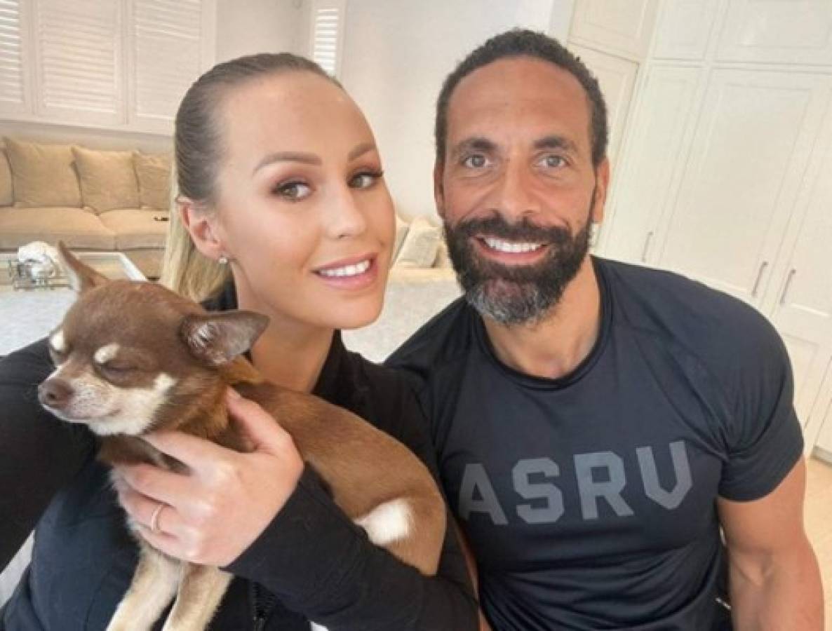 La castidad de Rio Ferdinand y su guapa esposa por 'culpa' de sus hijos durante la cuarentena