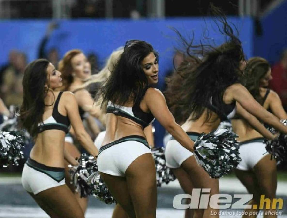 Las explosivas chicas que adornaron el Super Bowl LII