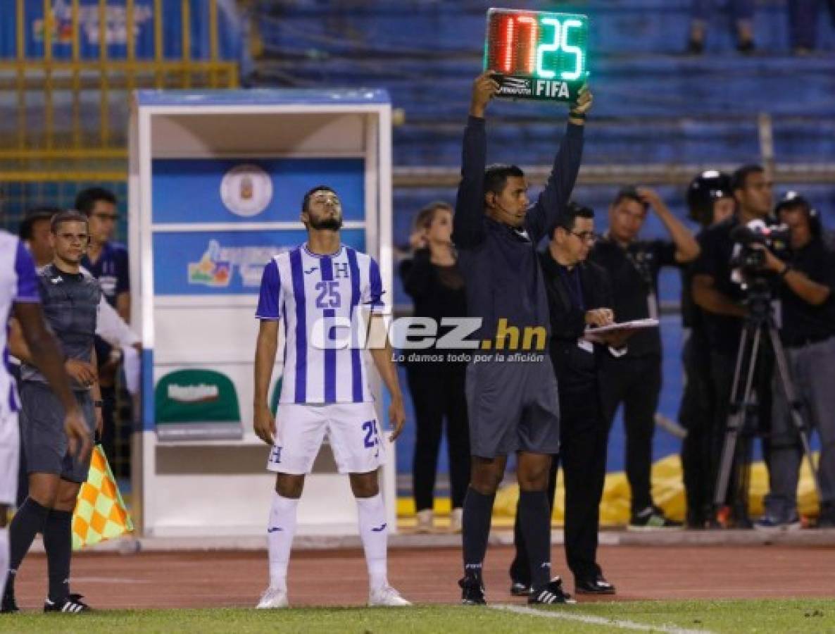 ¡Aprobados! La puntuación de los futbolistas de Honduras en el juego ante Chile