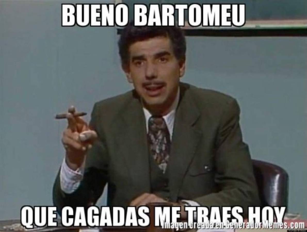 Los memes que arrasan en las redes sociales del escándalo de Bartomeu y el Barcelona