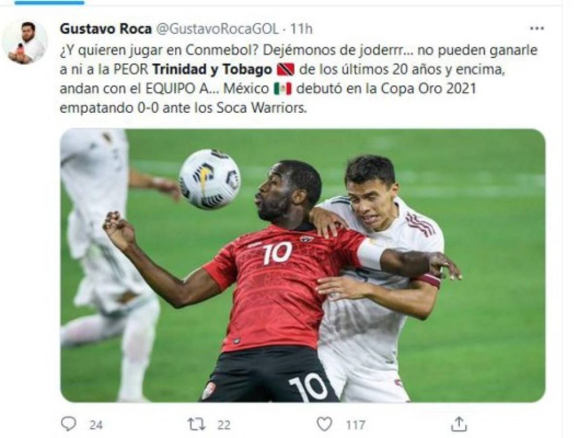 Controversia en México tras lesión del 'Chuky' y empate ante Trinidad y Tobago: 'Maldita Copa'