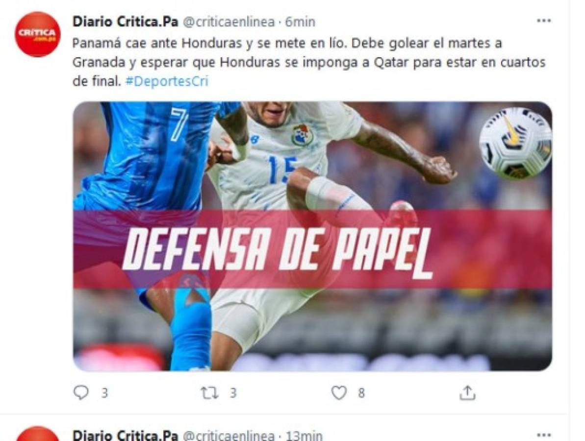 'Juego de locos' y polémica por gol anulado: Lo que dice la prensa tras el triunfo de Honduras ante Panamá