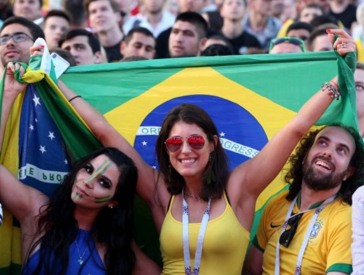 FOTOS: Las bellas cariocas que sufrieron con el Brasil-Suiza en Rusia 2018