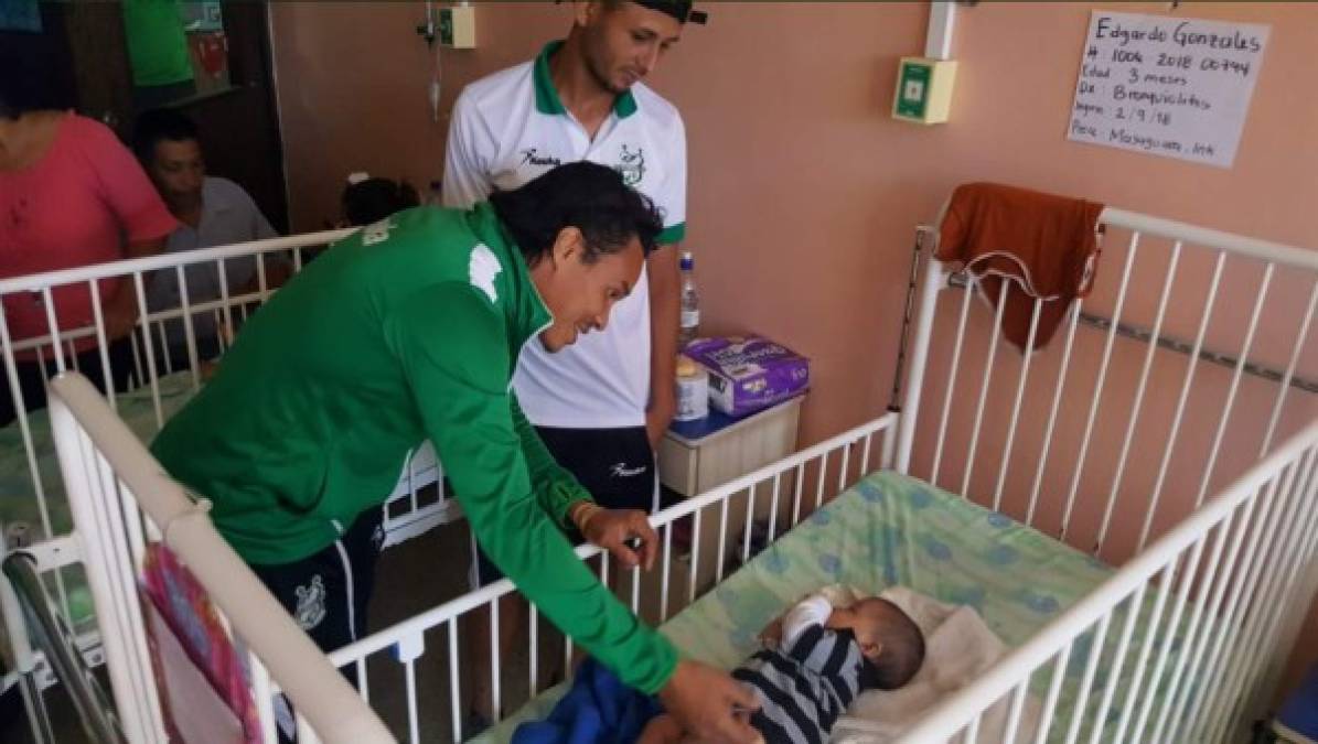 Platense visitó el hospital de La Esperanza antes de su partido de Copa Presidente 