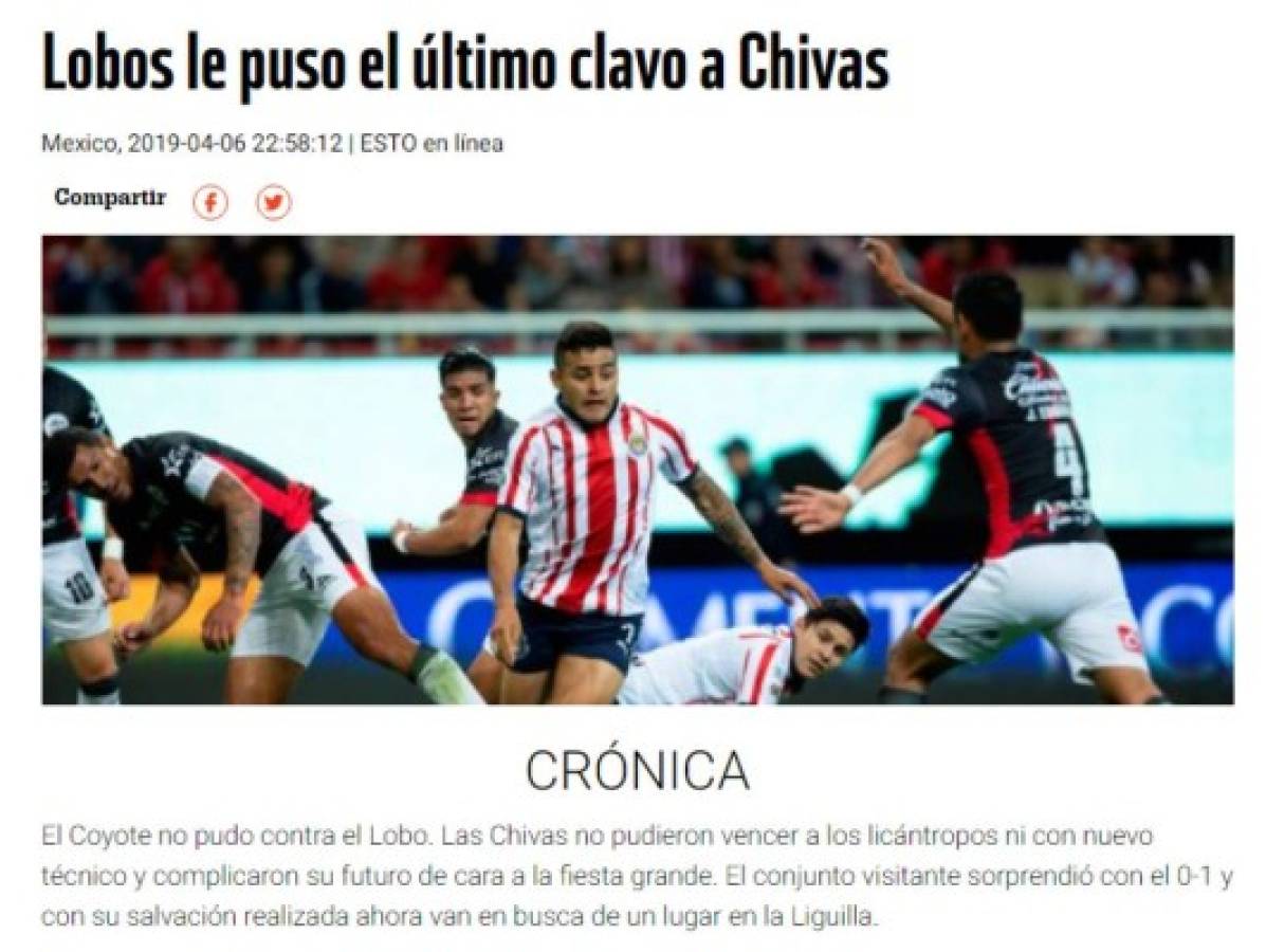 Así reacciona las prensa por la actuación del hondureño Michaell Chirinos contra Chivas