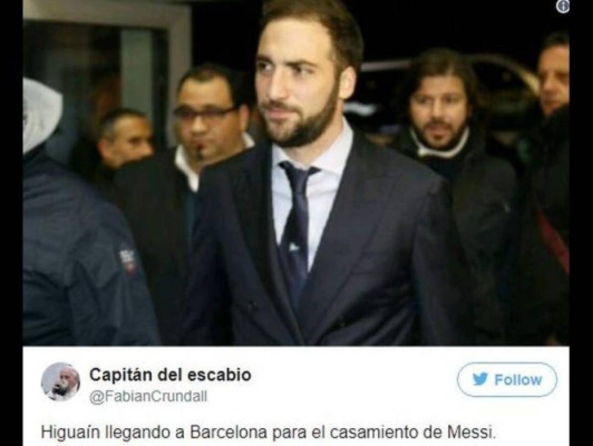 Los terribles memes de la boda de Messi y Antonella Rocuzzo