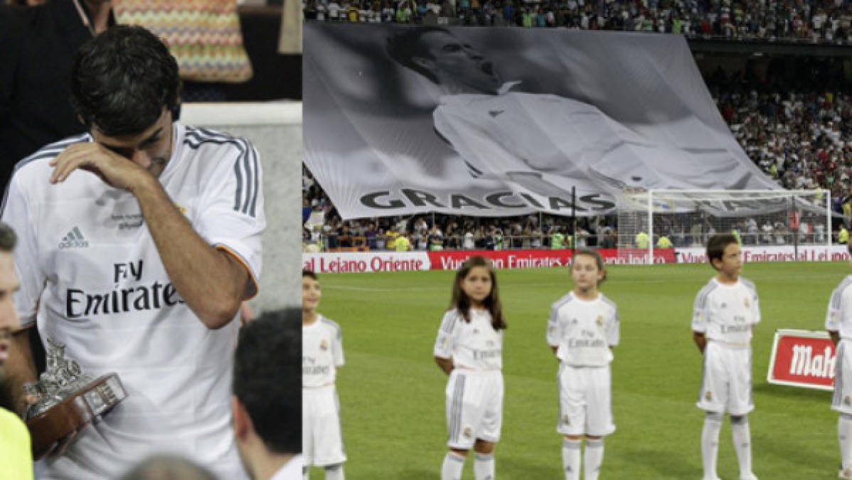VIDEO: El Bernabéu homenajeó a Raúl, el 'Ángel de Madrid”