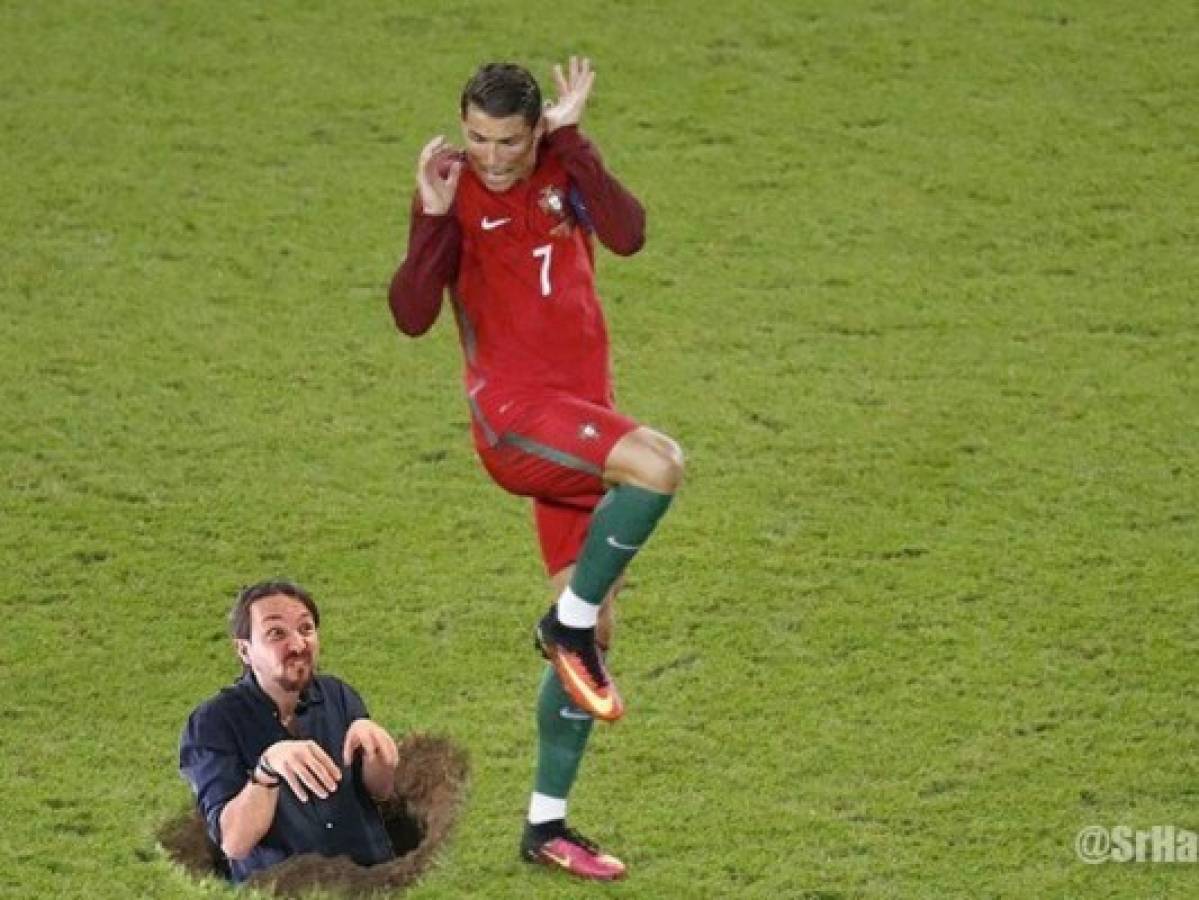 Así se burlan de Cristiano Ronaldo por la eliminación de Portugal del Mundial