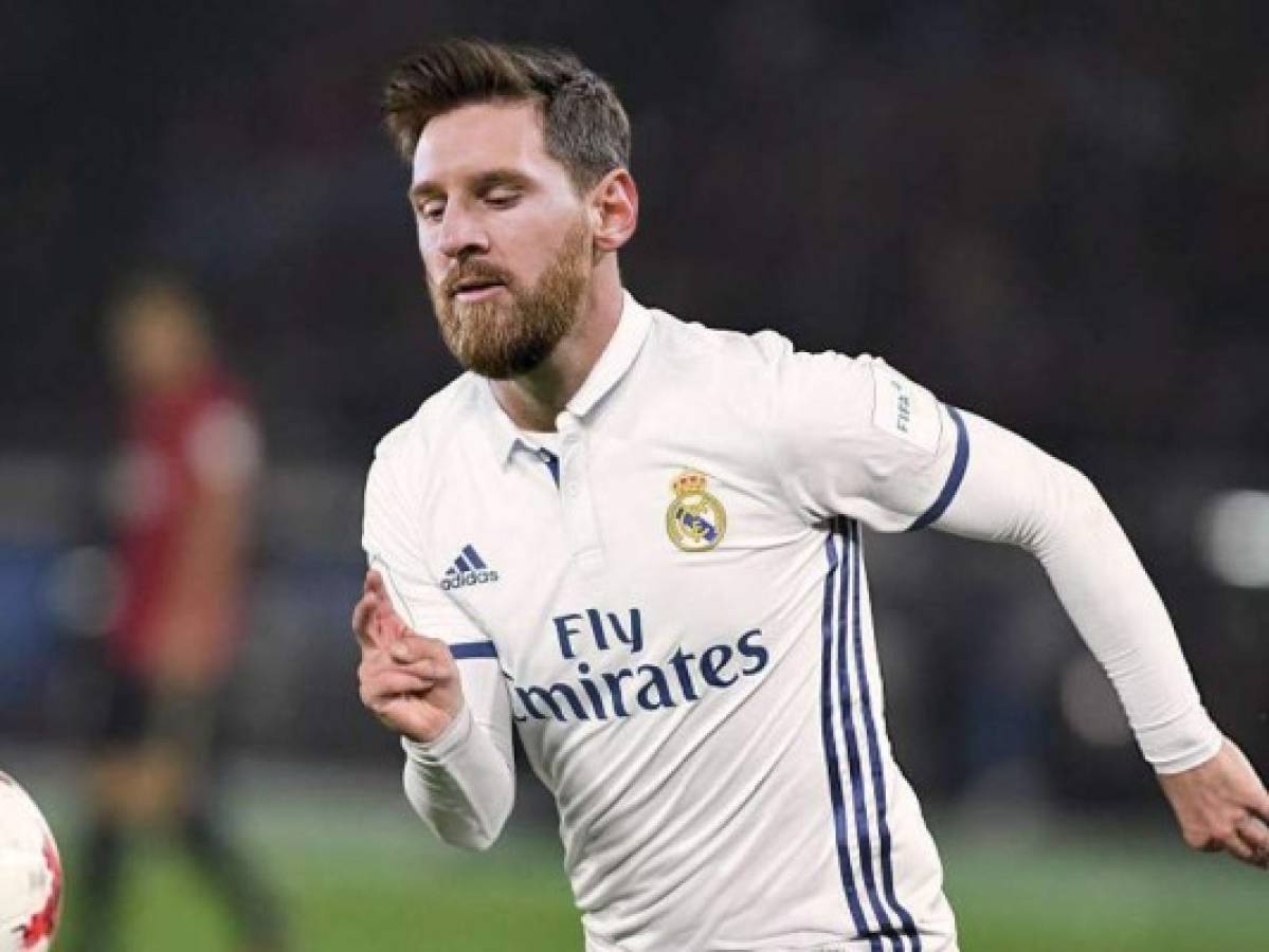 ¿Le luce la del Real Madrid? Así luciría Messi con las camisetas de los otros gigantes europeos