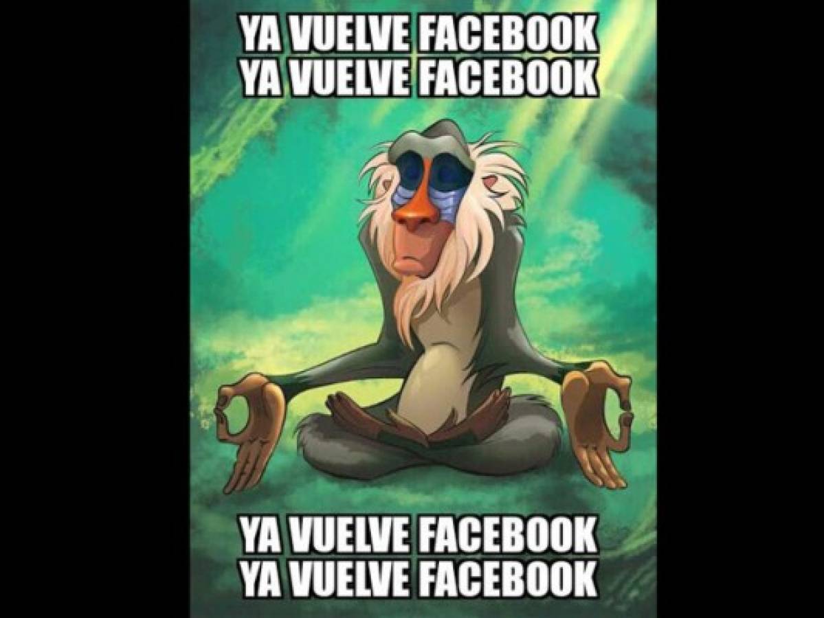 Error y caída de Facebook provoca tremendas burlas con memes