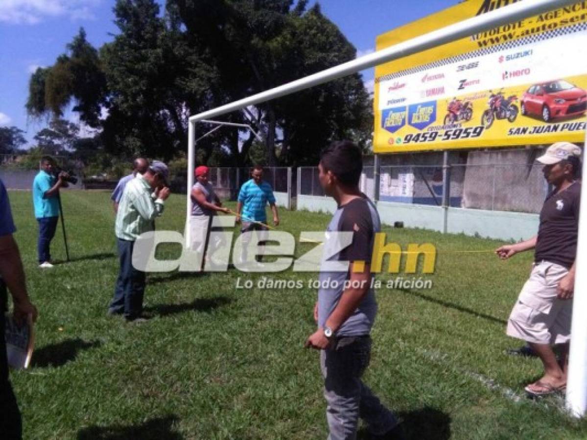 Así es el estadio de San Juan Pueblo donde Vida jugará contra Juticalpa