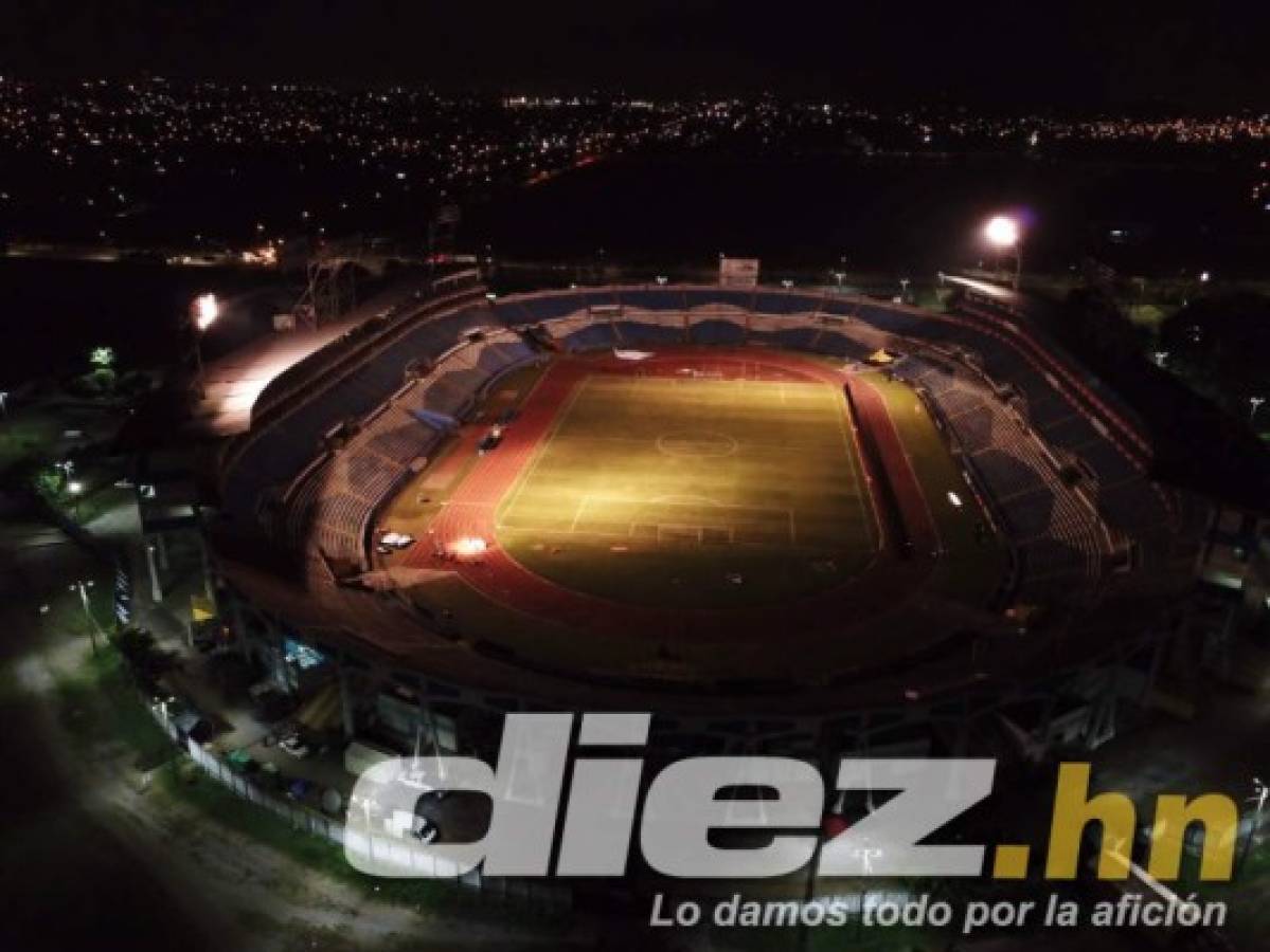 ¡ESPECTACULAR! Así luce el estadio Olímpico previo al Honduras-EUA