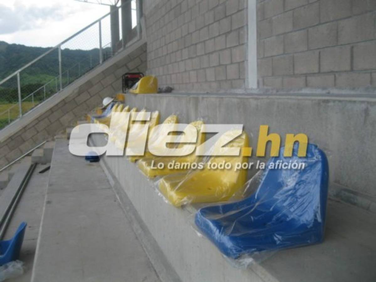 FOTOS: Así está el estadio de Choluteca, sede del Motagua-Olimpia