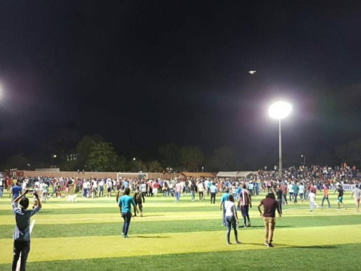 ¡LOCURA! Así festejó Gremio FC el pase y eliminación del Motagua