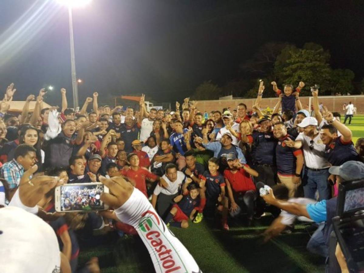 ¡LOCURA! Así festejó Gremio FC el pase y eliminación del Motagua