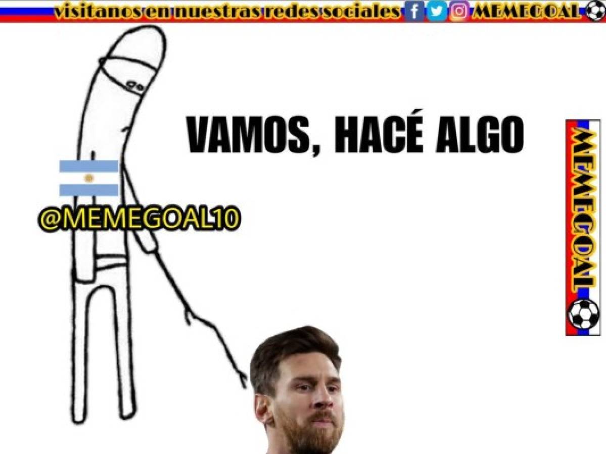 MEMES: Hacen pedazos a Messi por fallar penal y a la selección de Argentina tras empate ante Islandia