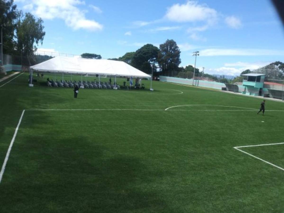 Así es la espectacular cancha sintética que fue inaugurada en Santa Lucía