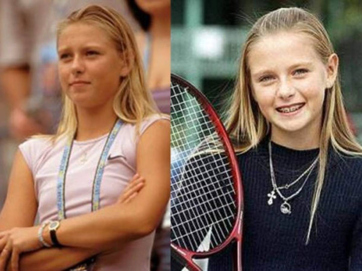 La evolución de María Sharapova hasta convertirse en una belleza del tenis