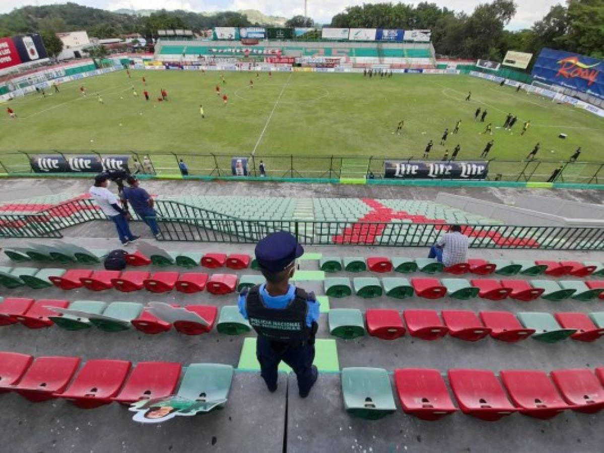 Liga Nacional informa que Sinager no ha aprobado el regreso de aficionados a los estadios