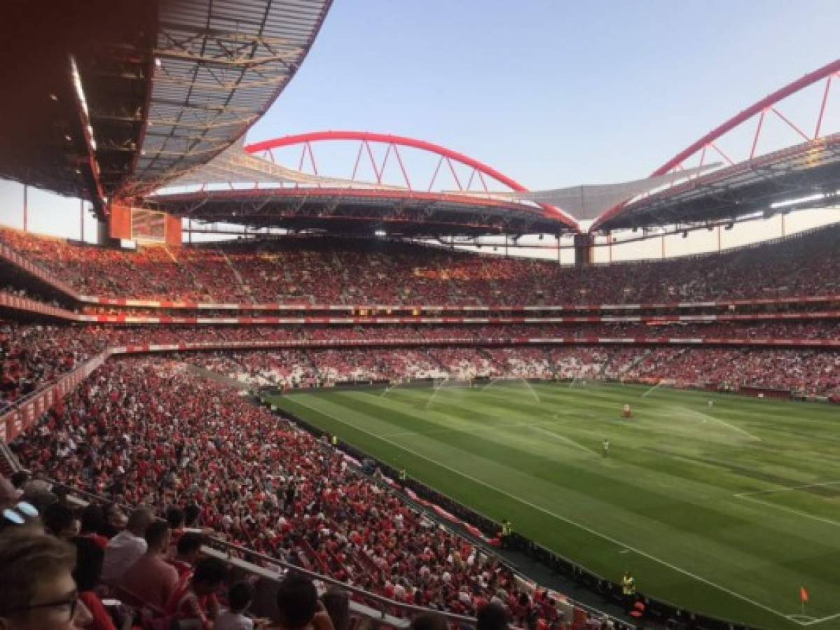 Condiciones deplorables: El pésimo estado del campo del Benfica tras un concierto de Ed Sheeran