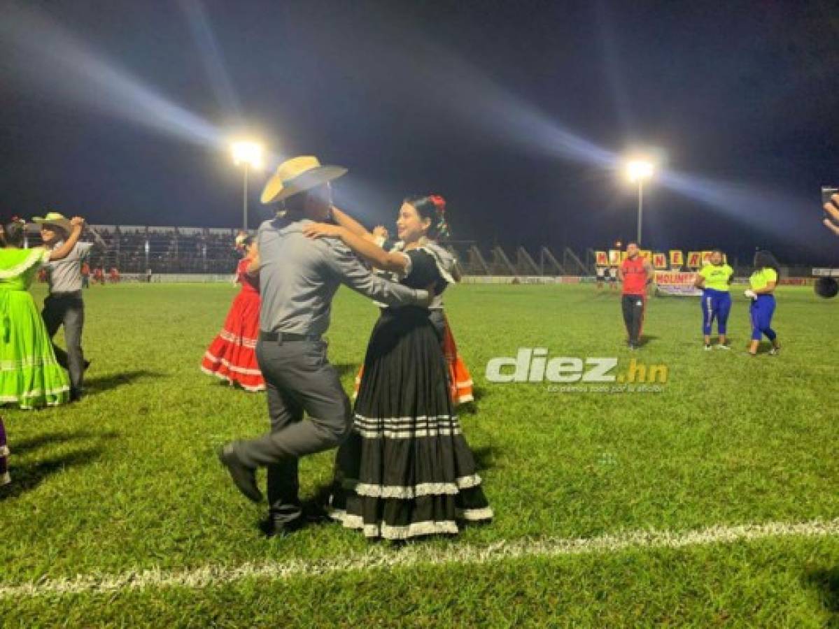 Gesto de Motagua con niños en Danlí, homenaje de Real España y el baile del 'machetazo' en Tocoa  