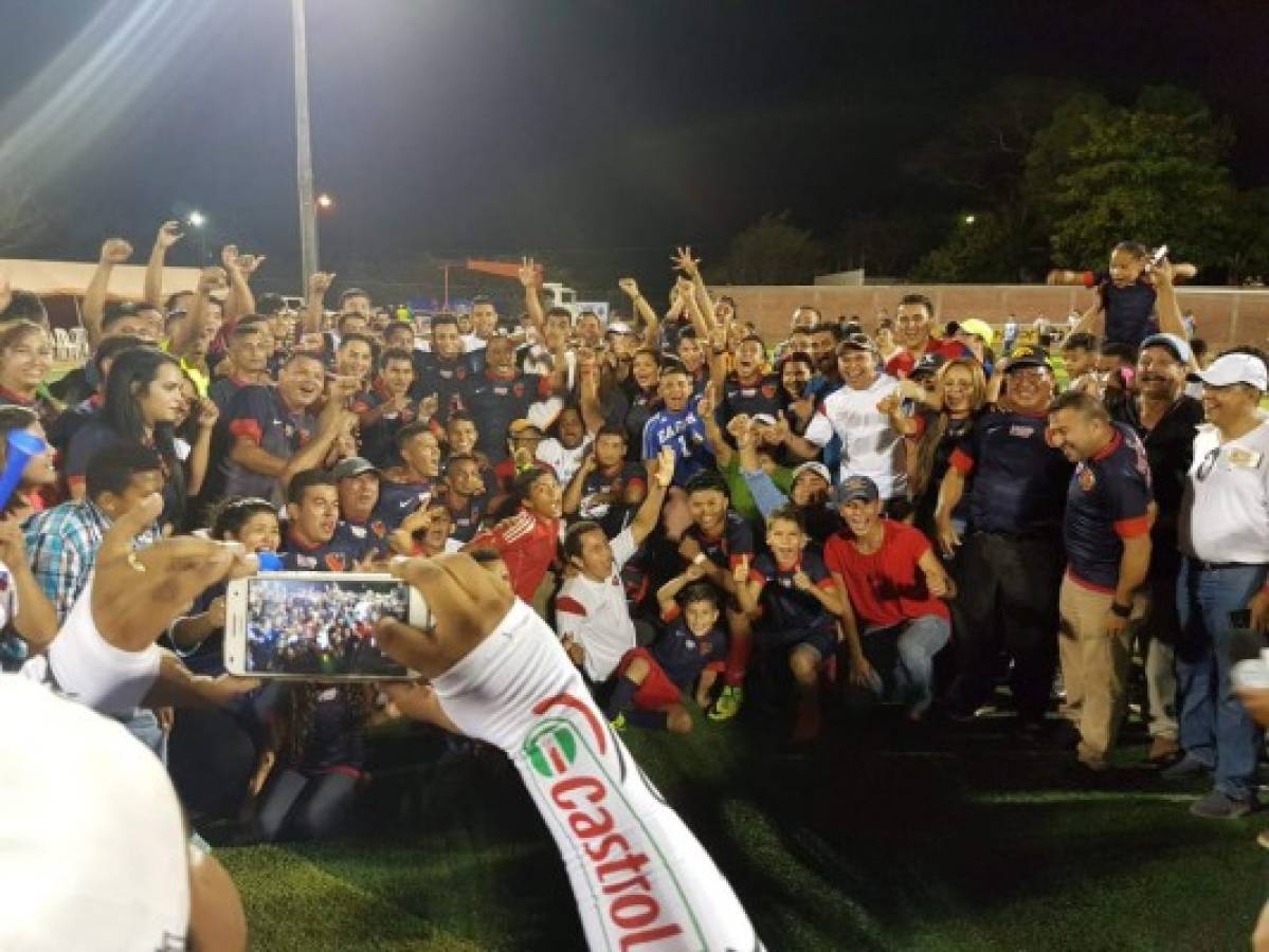 ¡LOCURA! Así festejó Gremio FC el pase y eliminación del Motagua