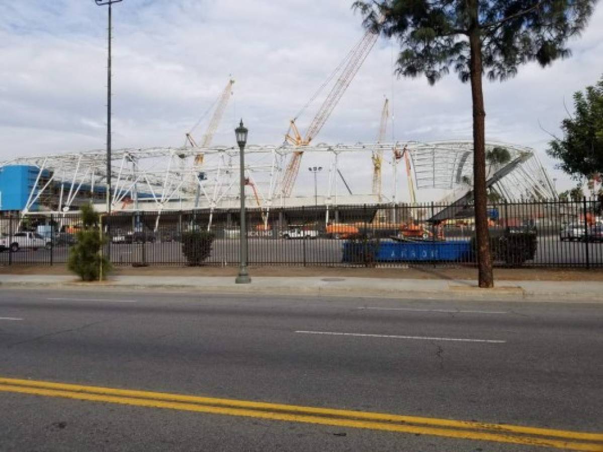 Así luce el estadio de Los Ángeles FC a casi tres meses de su inauguración