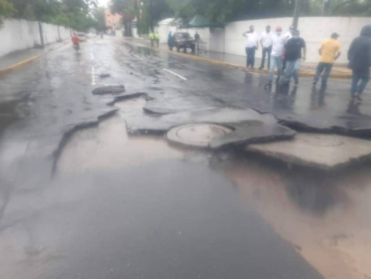 Sucumbe la capital industrial: Así luce San Pedro Sula por las fuertes lluvias que está dejando Iota