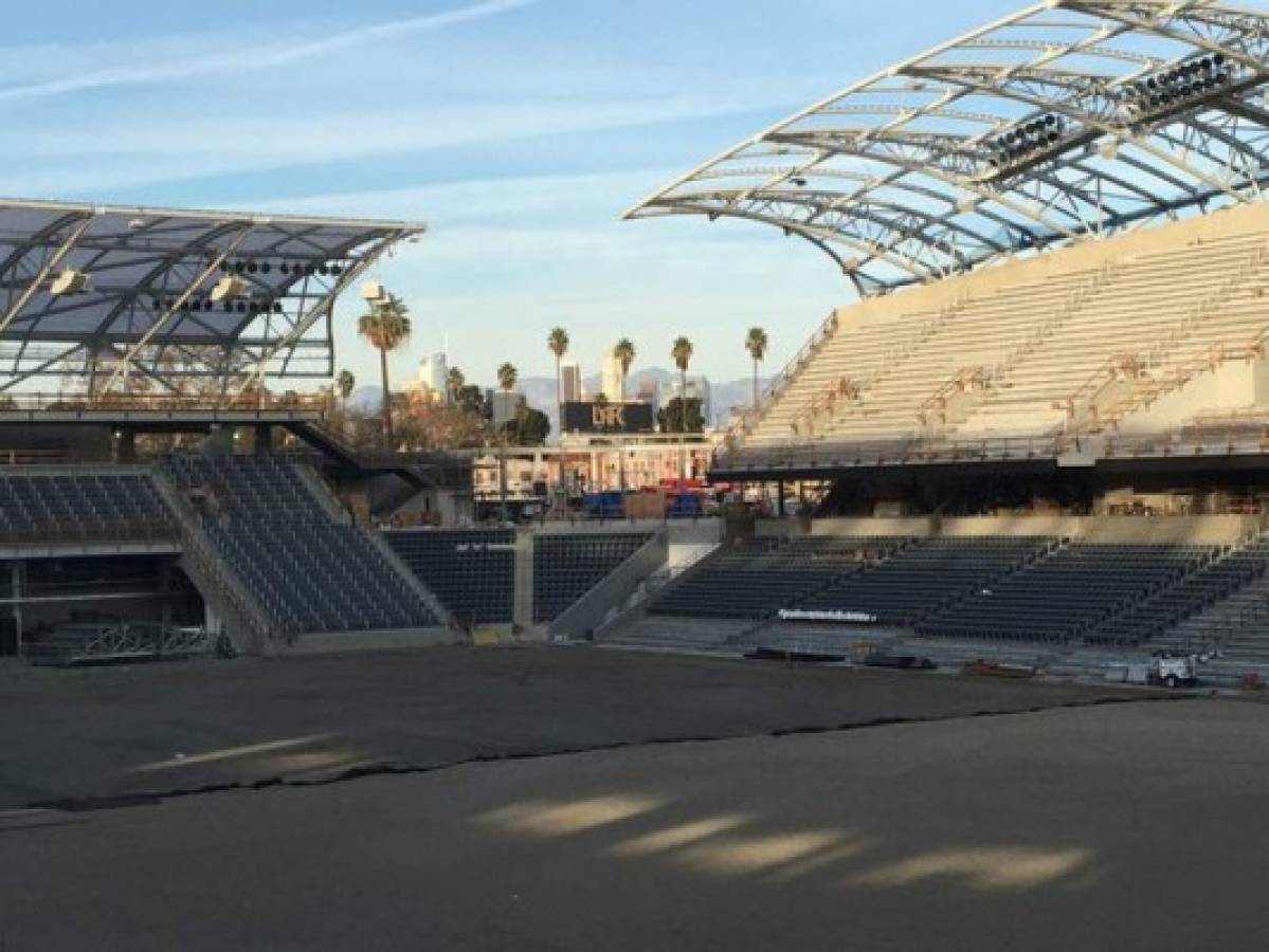 Así luce el estadio de Los Ángeles FC a casi tres meses de su inauguración
