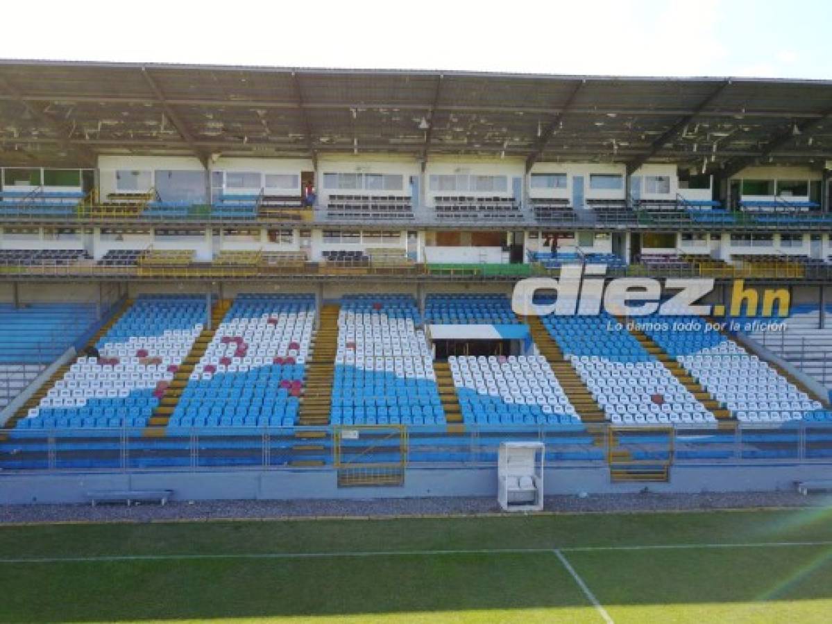 Así avanzan trabajos de remodelación de estadio Morazán para eliminatoria