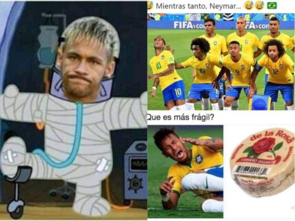 Los memes destruyen a Neymar por fingir faltas en un polémico Perú-Brasil