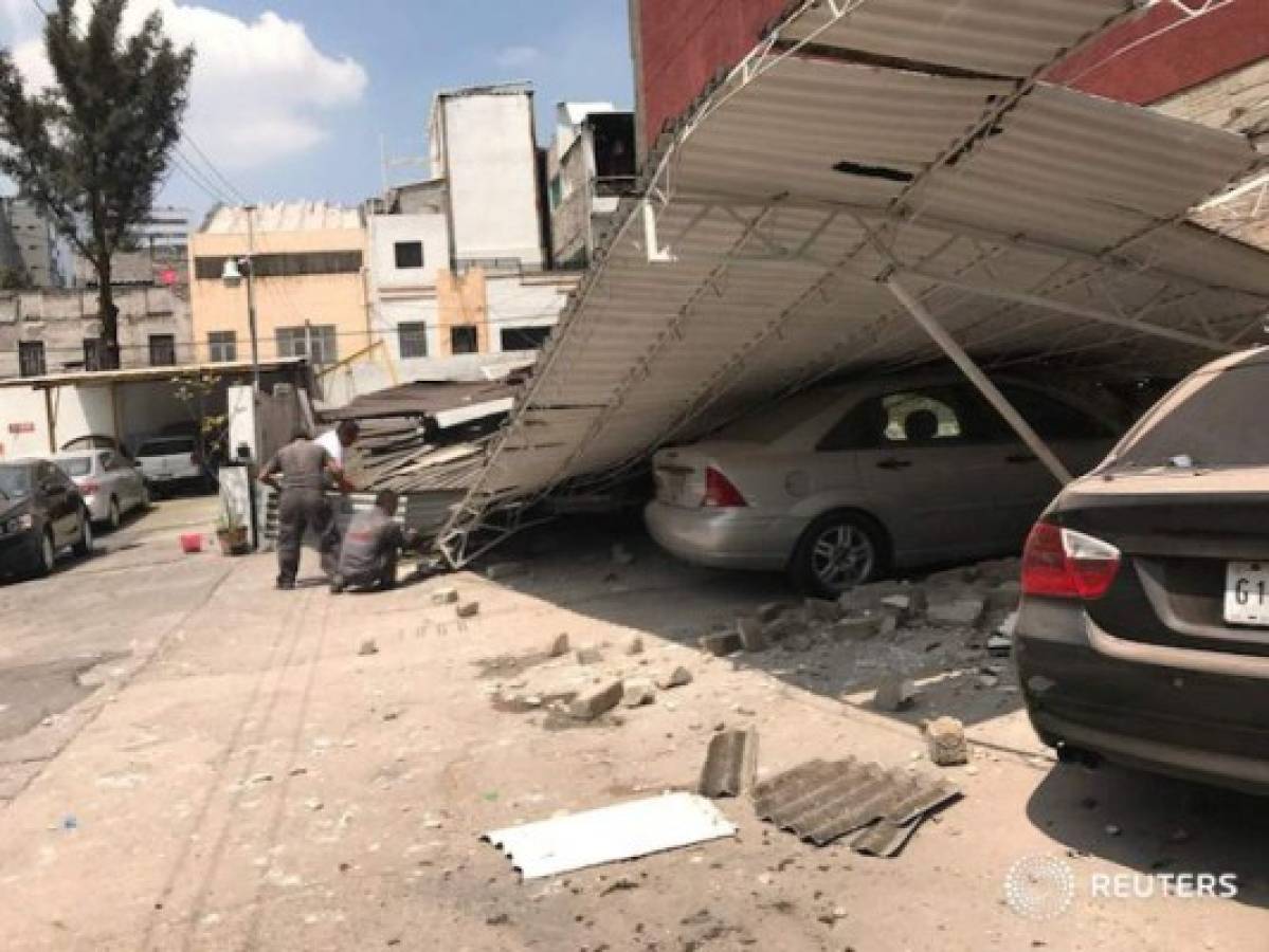 FOTOS: Las impactantes imágenes del terremoto que sacudió México